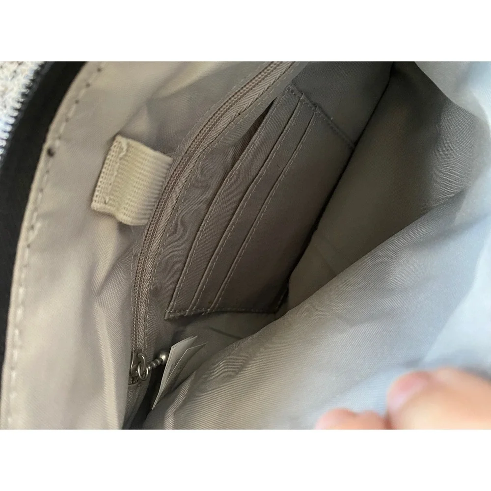 Baggallini Joey Bagg Crossbody Bag Women Small Black Exc Nylon Travel Everyday